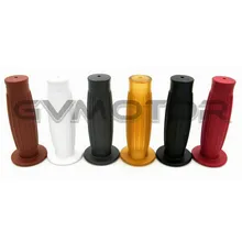 Цвета доступны ручки мотоцикла бар Grip резиновая скутер ручки ретро мотоцикл ручка изменение мотоцикл части