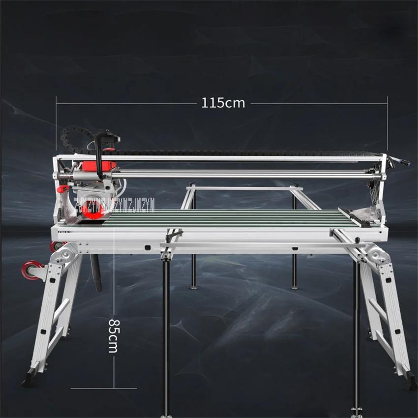 Электрическая многофункциональная полностью автоматическая настольная машина для резки плитки 45 градусов фаски машина 220 В 2300 Вт 1000 мм 13000 об/мин