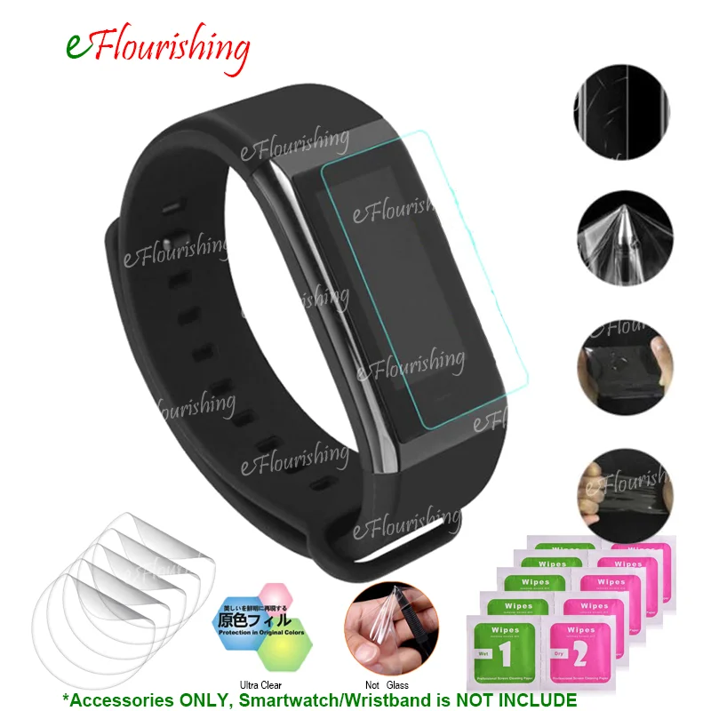 Мягкая прозрачная защитная пленка из ТПУ Для Xiaomi Amazfit Cor Huami Midong Health Smart band Wrap на