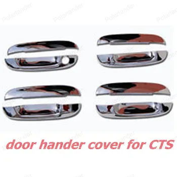 

with 1 Keyhole 4 Car Door Handle Covers ABS Chrome Trims Decorations Auto Door Handle Cover For C\adillac C\TS 2003-2007