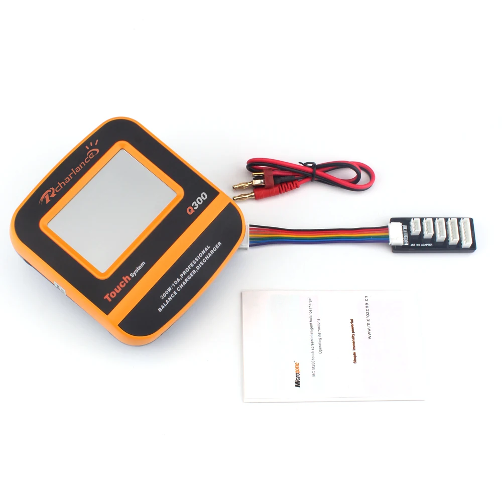

Rcharlance Balance Charger Q300 300W 10A 2-6S DC11V-28V Touchable Screen for LiPo Battery LiFe LiHv NiMH NiCd Pb Battery