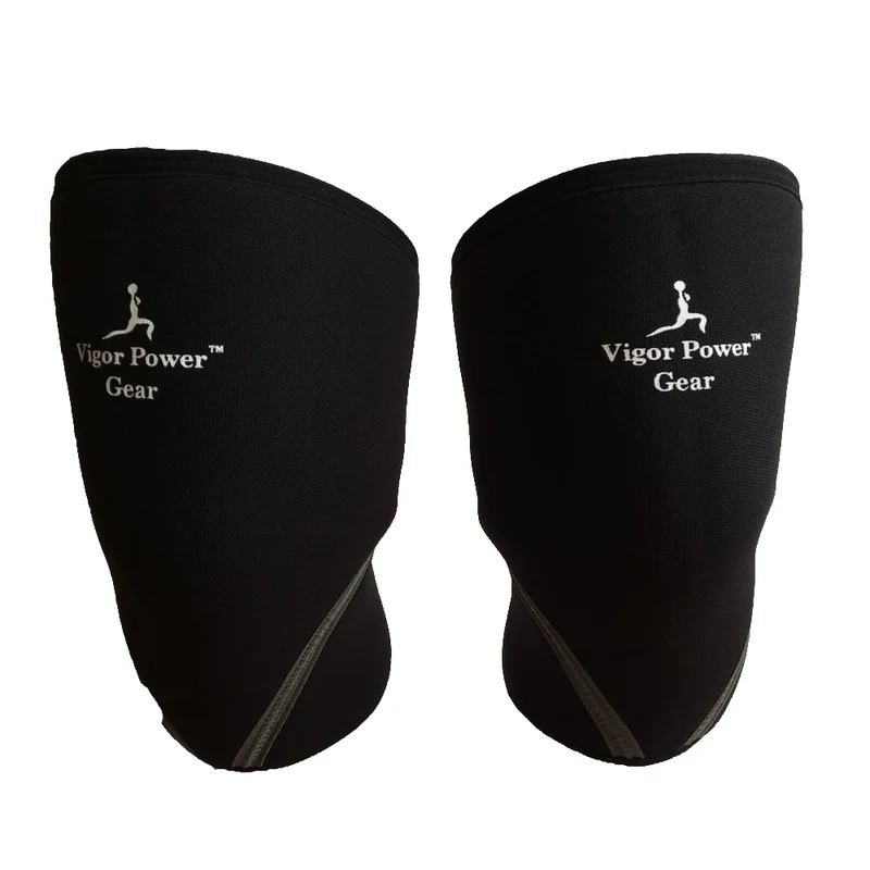 ФОТО VPG-1404 High quality fabric promoted  strength training 7mm  weight lifting knee sleeves