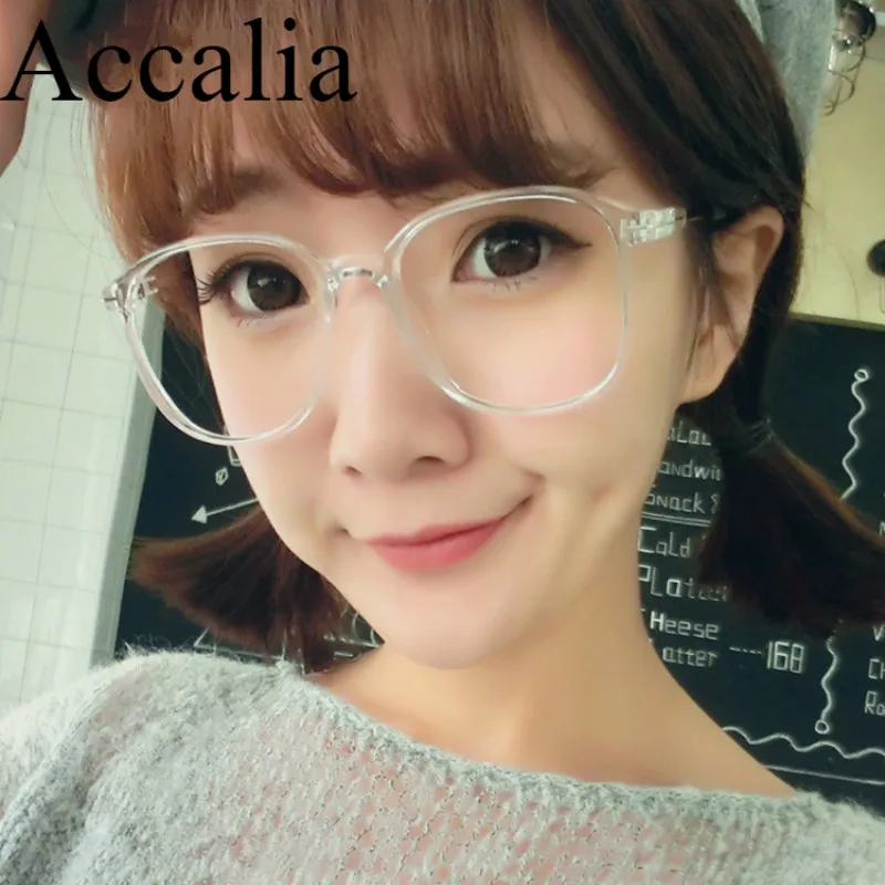 

Fashion No Degree Glasses Full Frame Men and Women Retro Big Box Metal Frame Spectacles Eyeglass Frame Computer Unisex Models