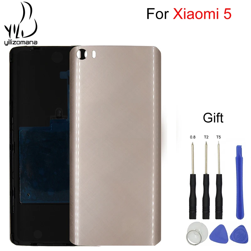 YILIZOMANA задняя крышка для Xiaomi Mi 5 Mi5 M5 запасная батарея оригинальный мобильный