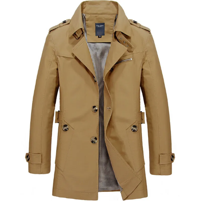 Green army Casual Blue black Bas Manteau Plus M La 5xl Long De Mode 2017 Masculino Khaki vers Le Taille navy Coupe Vente Automne Chaude vent Tourner yellow K1JcTulF3
