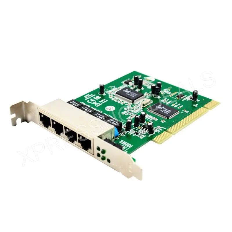 

4 Port PCI 10/100 Mbps 100M Fast Ethernet Network LAN Switch Card Board