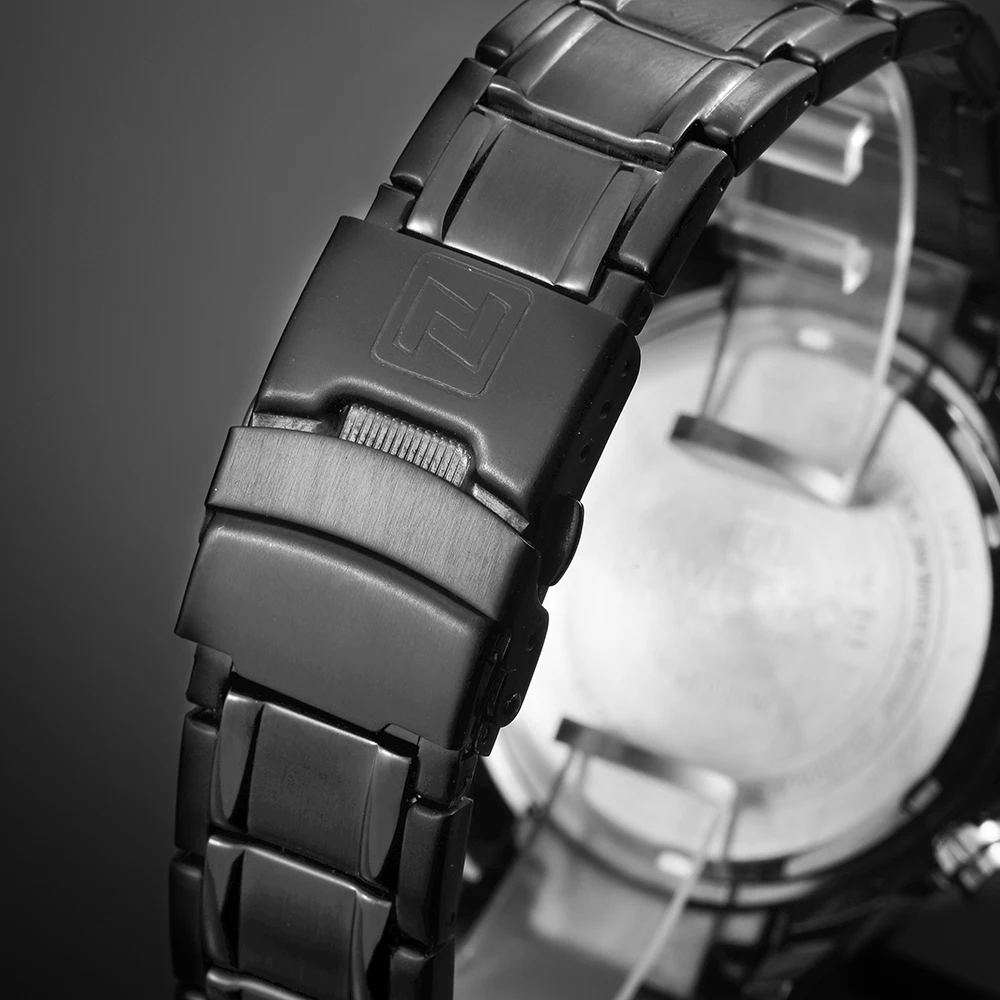 Лидирующий бренд Роскошные модные мужские спортивные часы кварцевые аналоговые цифровые военные часы мужские часы водонепроницаемые стальные Masculino Relojes