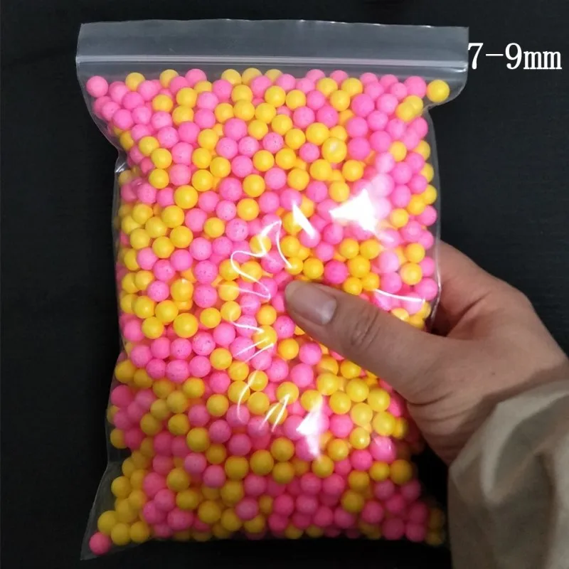 2,5-3,5/4-6/7-9 мм 15 г/пакет мини-шарики из пенополистирола цветные шарики из пенополистирола декоративные мини-шарики из пенопласта наполнитель - Цвет: 7-9mm mix