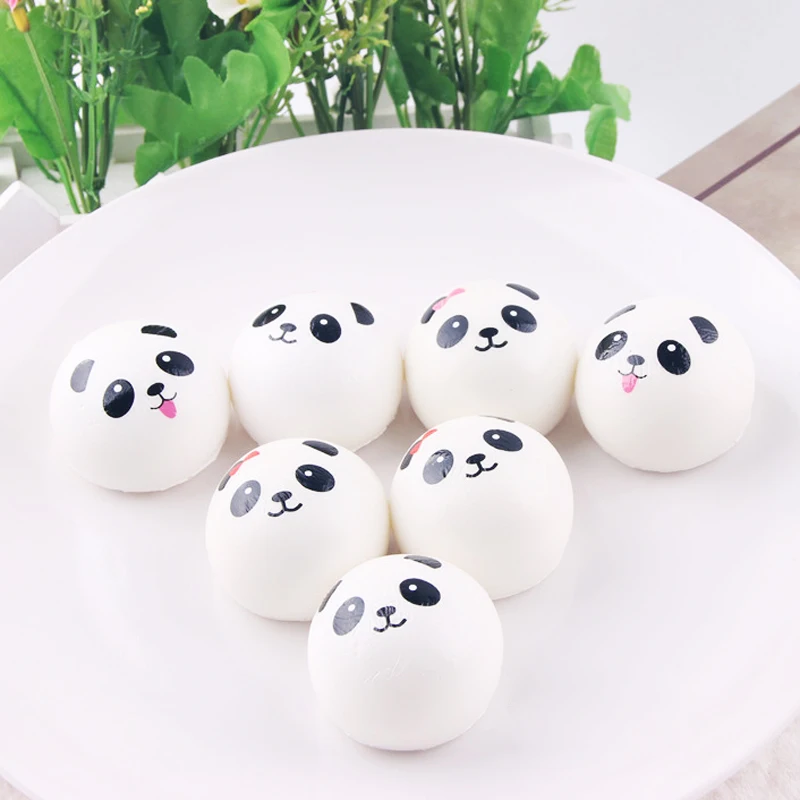20 шт./компл. анти стресс мягкой 4 см панда Squishies милые мягкие комплект Jumbo медведь