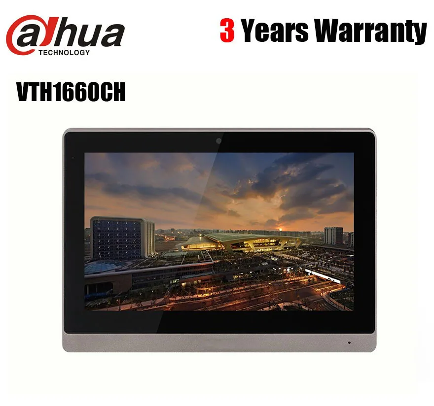 Сетевой видеорегистратор Dahua VTH1660CH 10-дюймовая шпилька для Цвет крытый монитор H.264 VTH1660CH видео домофон без логотипа