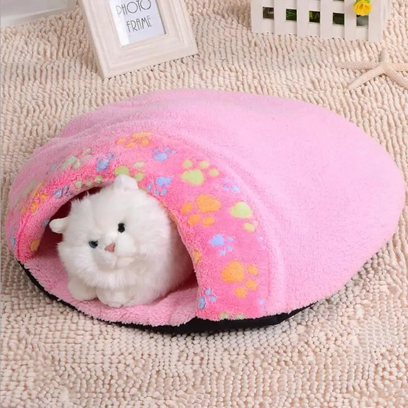 Buy New Designer Pet Products Soft Cat Sleeping Bag Cat House Winter Puppy