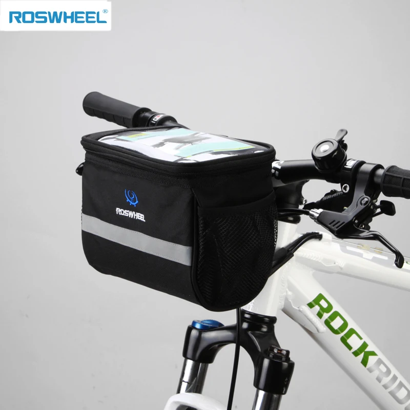 

Roswheel bike bag accessories bicycle Handlebar bag cycling basket bycicle bags phone case PVC