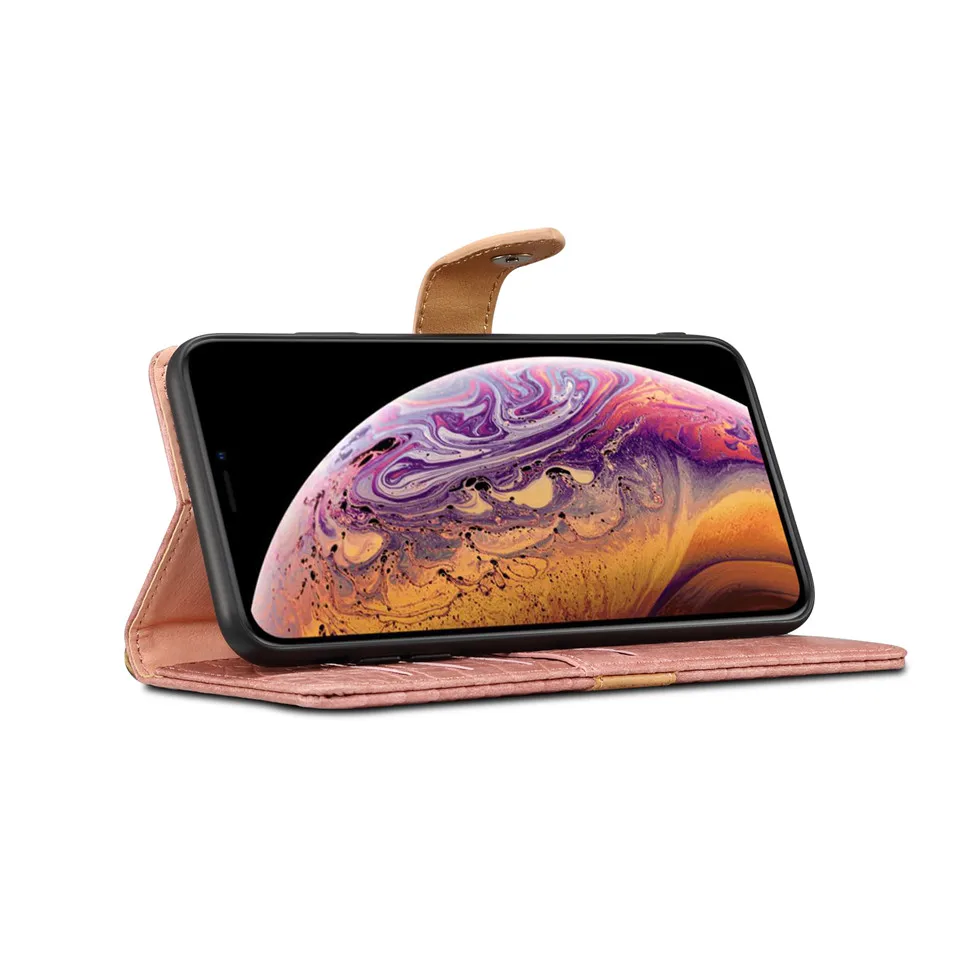 Роскошный кожаный чехол с крокодиловым узором для IPhone XS Max XR X 8 7 6 6S Plus 8plus