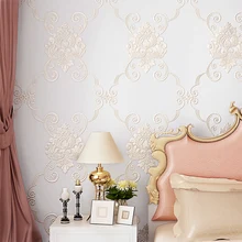 3d роскошный Европейский сад спальня Свадьба комната обои корейский теплый романтический нетканый Гостиная ТВ фон обои