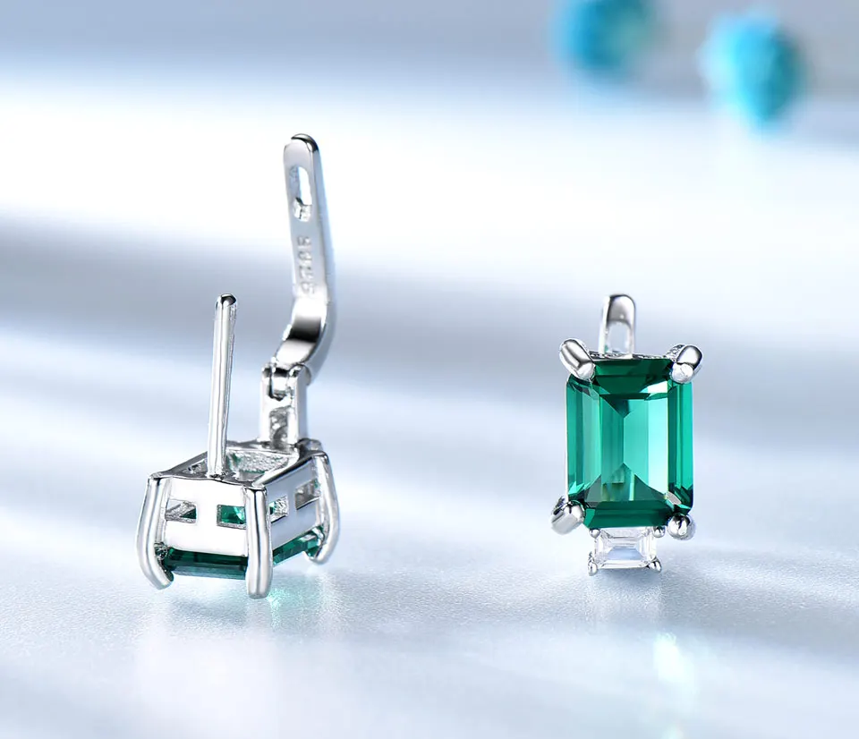 UMCHO-Emerald-sterling-silver-earrings-for-women-EUJ072E-1-PC_04