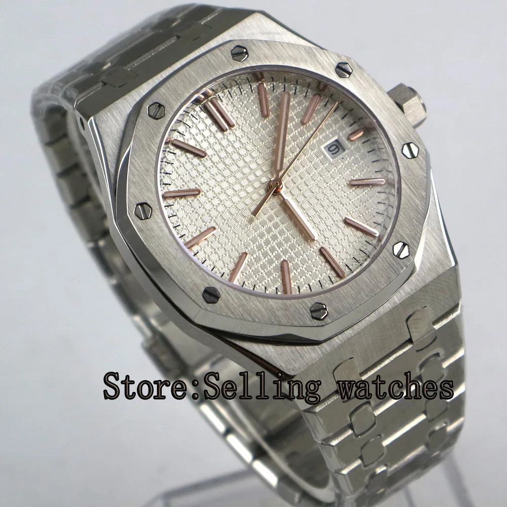 

Corgeut sterile dial Luxury Brand Mens Watches Stainless steel Luxury Military Wristwatch Miyota movementAutomatic Watch
