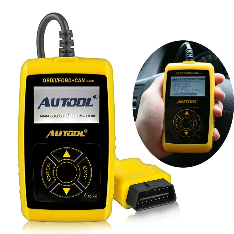 

CS320 OBD2 Car Automotive Scanner Universal OBD 2 II Car Code Readers & Reader Auto Diagnostic Tool Launch X431elm327 Scan Tools