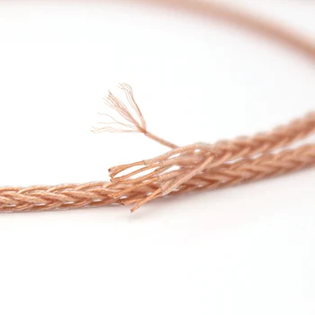 

Free shipping 3.28ft/1M 8 cores OCC Copper Upgrade Headphone cable Audio HIFI DIY Speaker Signal line