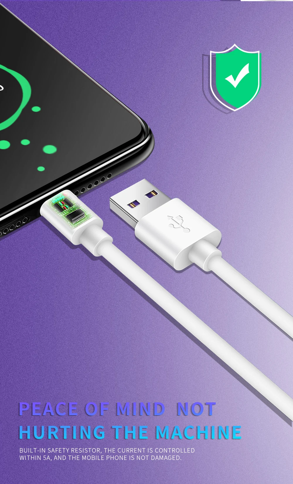 USB 5A type-C кабель для быстрой зарядки type-C супер зарядное устройство для SAMSUNG Galaxy S8 S9 для HUAWEI P20 mate 20 для XIAOMI для Oneplus 6T