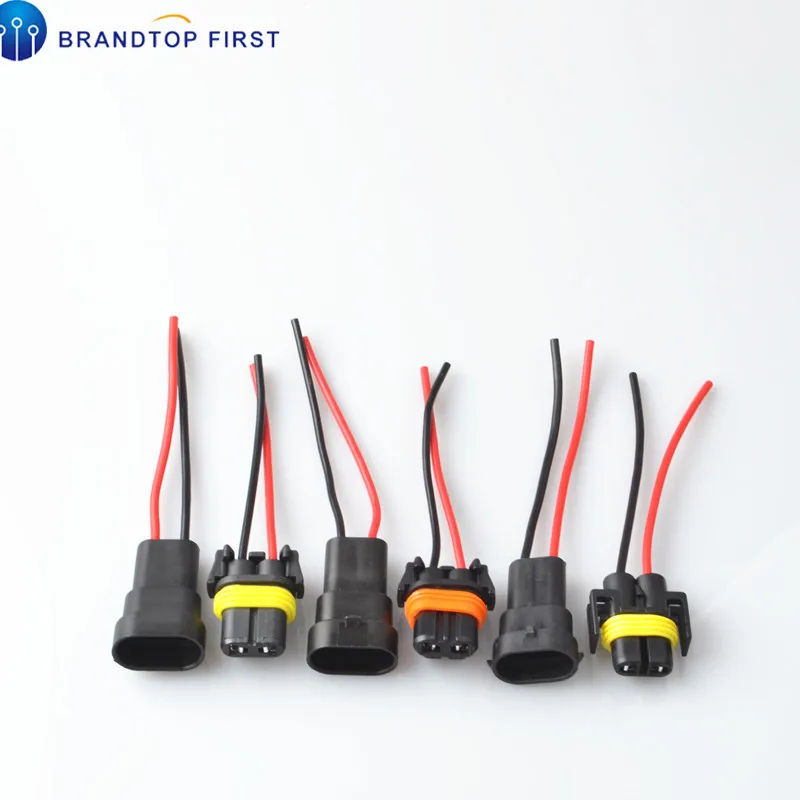

H11 9005 9006 Adapter Female Male Connector Wiring Harness Socket Car Auto Wire Connector Cable Plug for Headlight Fog Light