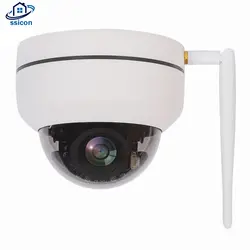 SSICON 1080 P Мини PTZ wi-fi камера 3,6 мм фиксированный объектив два способа аудио беспроводной видео купольный для наблюдения IP камера