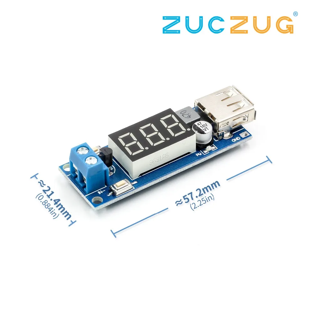 DC DC Step Down Converter LED Display Voltmeter + 5 V USB Ladegerät Power Step-down Buck port 6,5-40 V DC DC Step Down Converter LED Display Voltmeter + 5 V USB Ladegerät Power Step-down Buck port 6,5-40 V
