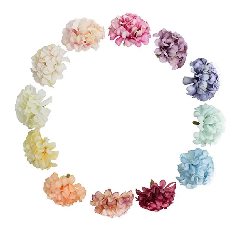10Pcs/Set 4.5cm Real-Touch Artificial Flower Hydrangea Heads DIY Craft Wreath Gift Bouquets Scrapbooking Wedding Home Decoration 10Pcs/Set 4.5cm Real-Touch Artificial Flower Hydrangea Heads DIY Craft Wreath Gift Bouquets Scrapbooking Wedding Home Decoration
