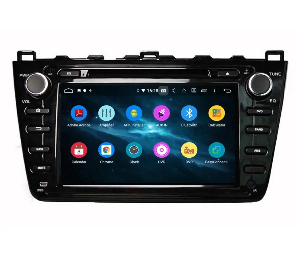 Best DSP Android 9.0 4GB RAM Octa Core 8" Car DVD GPS for Mazda 6 2008 2009 2010 2011 2012 With 32GB ROM Radio Bluetooth 4.2 WIFI 2