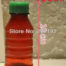 100 шт/партия) 100 мл прозрачная коричневая пластиковая бутылка, жидкая бутылка, медицинский флакон, ПЭТ пустая бутылка