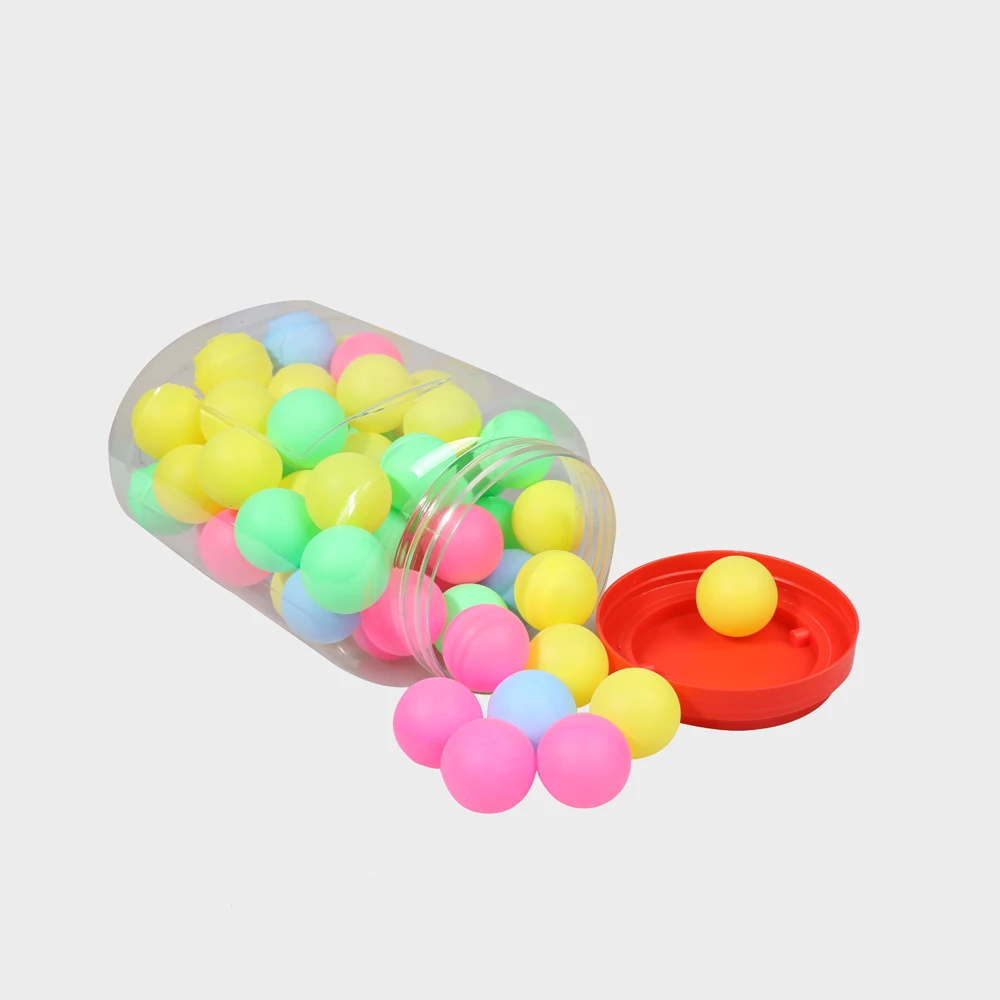 100/60/50 Pcs غرامة جودة بينغ بونغ كرات تنس طاولة كرات التدريب البلاستيك الكرة السائبة الملونة البلاستيك الديكور اللمس الكرة