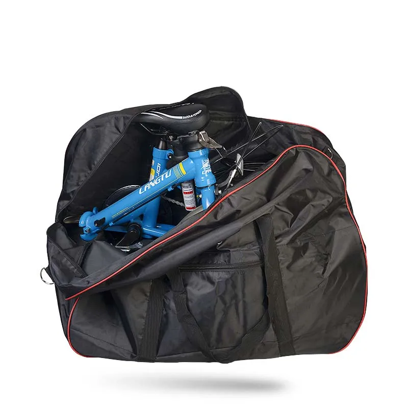 

ROSWHEEL Folding Bike Bags Black 420D Polyester PVC Large Capacity Cycling Rear Seat Tail Saddle Bag Panniers Basket Accessorie