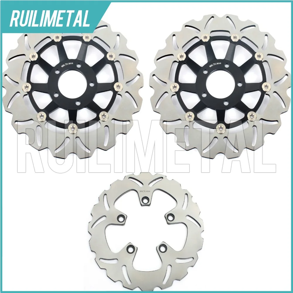 Full Set New Front Rear Brake Discs Rotors for Suzuki GSXR 750 W F