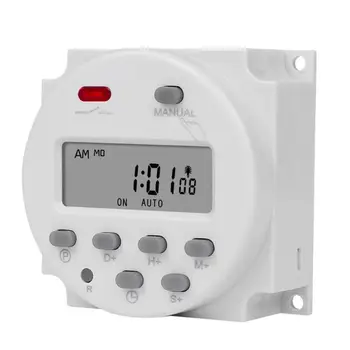 

CN101S Mini Microcomputer Timer Switch Weekly Programmable Controller Relay Hour Programmable Timing Socket
