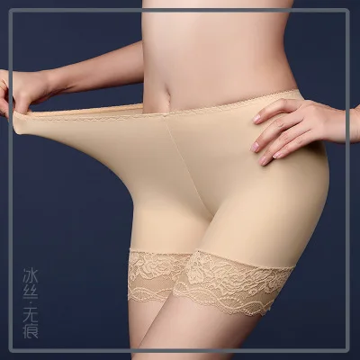 

Women Safety Shorts Pants Seamless Nylon High Waist Panties Seamless Anti Emptied Boyshorts Pants Girls Slimming Underwear