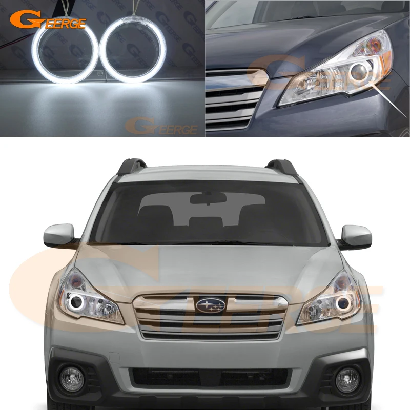 

For Subaru outback 2013 2014 Excellent Angel Eyes Ultra bright illumination CCFL Angel Eyes kit Halo Rings