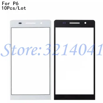 

10Pcs/Lot Good quality 4.7 inches Touch screen For Huawei P6 Touch Lens Glass Pane+Repair parts