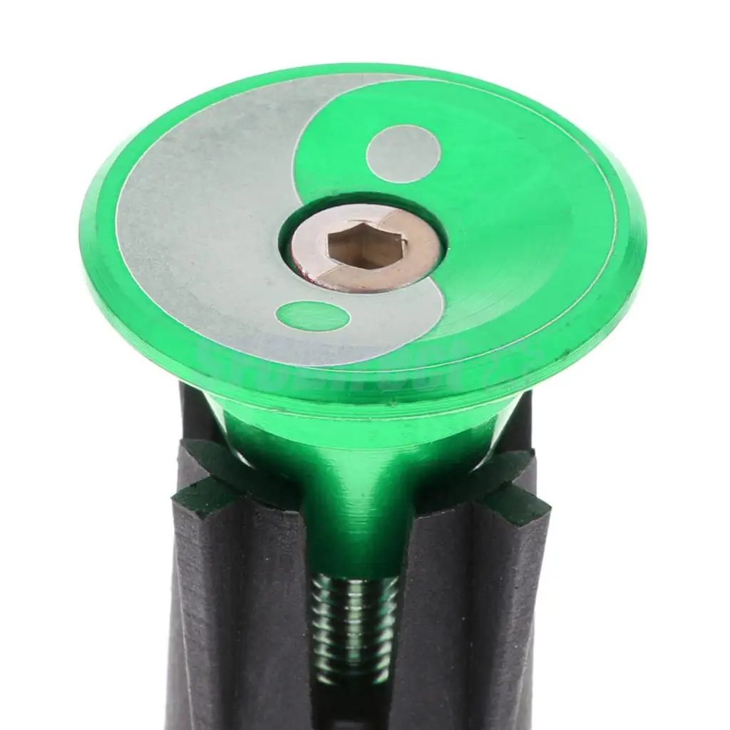 1 Pair Aluminum Alloy Bike Handlebar End Plugs Mountain Road Bicycle Cycling Handle Bar Grips Caps Stoppers 