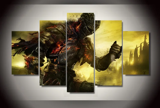 2017 special offer paintings fallout dark souls painting on canvas