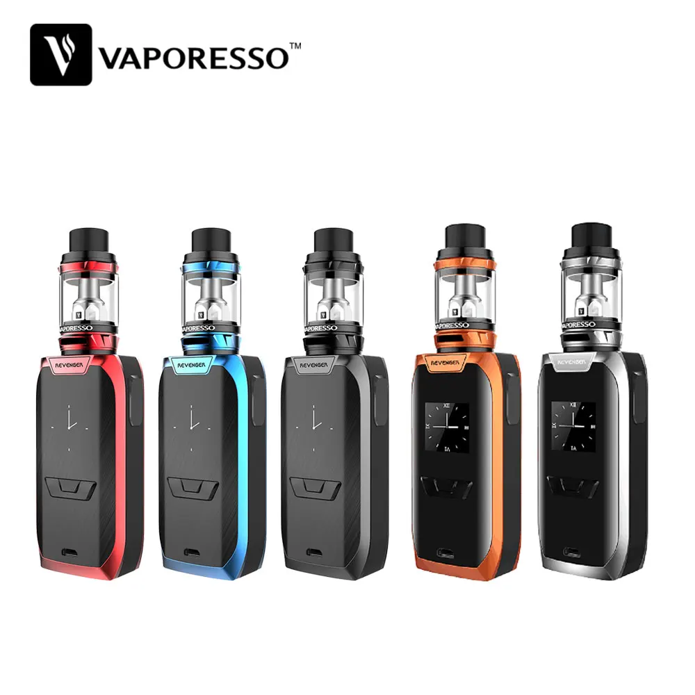 

Original Vaporesso Revenger 220W Kit with 5ml NRG Tank 220W Max Output & OMNI Board 2.0 Chipset No 18650 Battery E-cig Vape Kit