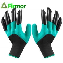 FIRMOR 1 пара садовых перчаток с когтями сад Genie водонепроницаемый и дышащий быстро легко копать и сажать для копания посадки