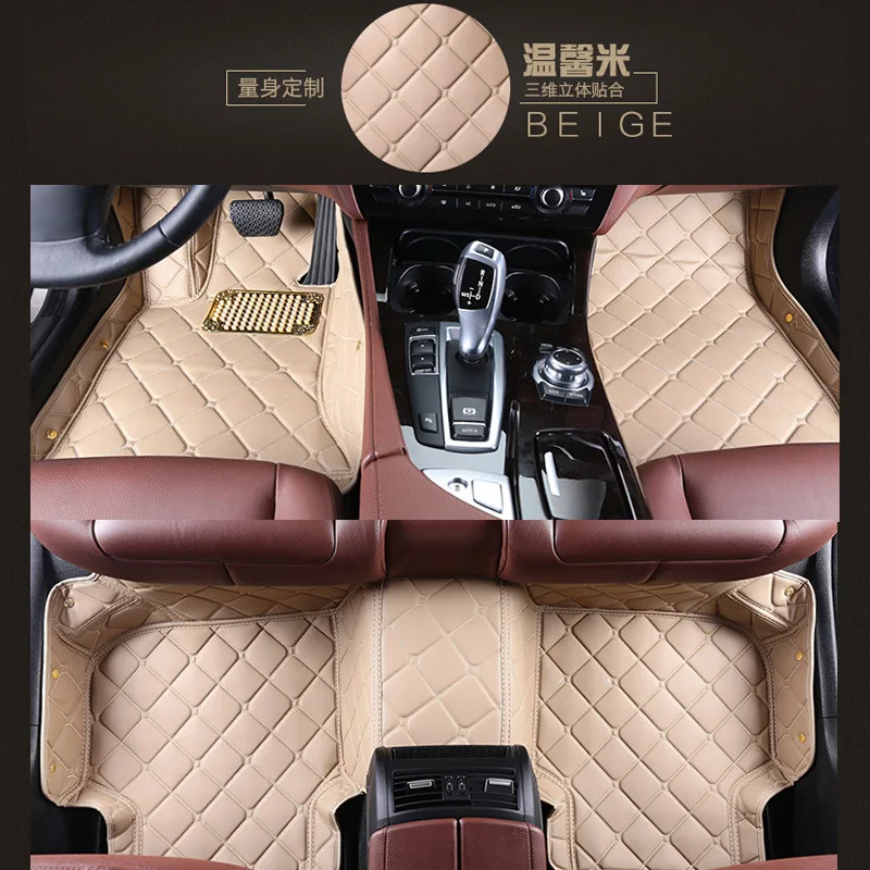 Customized full covered car floor mats for Nissan Patrol Pathfinder