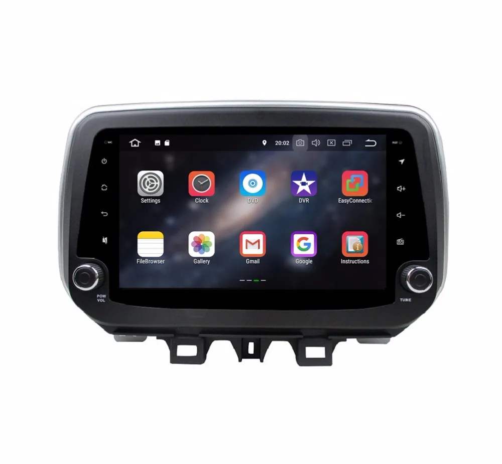 Flash Deal 1024*600 HD 9" Quad Core Android 8.1 Car Audio DVD Player for Hyundai IX35 Tucson 2018 Radio GPS WIFI Bluetooth Mirror link USB 2