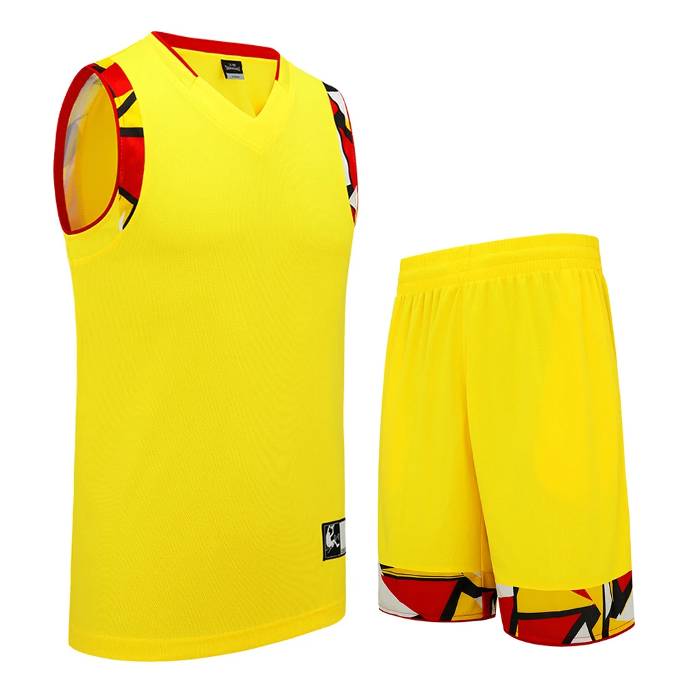 

SANHENG Men's Basketball Jersey Shorts Mens Competition Uniforms Suits With Pocket Quick-Dry Custom Basketball Jerseys S116159