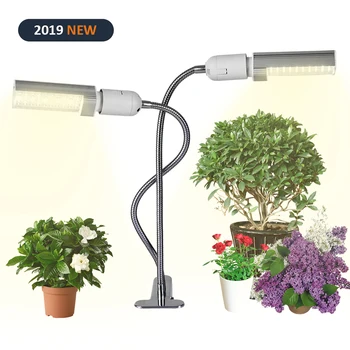 

Red and Blue or Full Spectrum LED Grow Light Grow Lamp for Plants Flowers Auto ON Off with Timer Clip-On Desk Replaceable Bulb