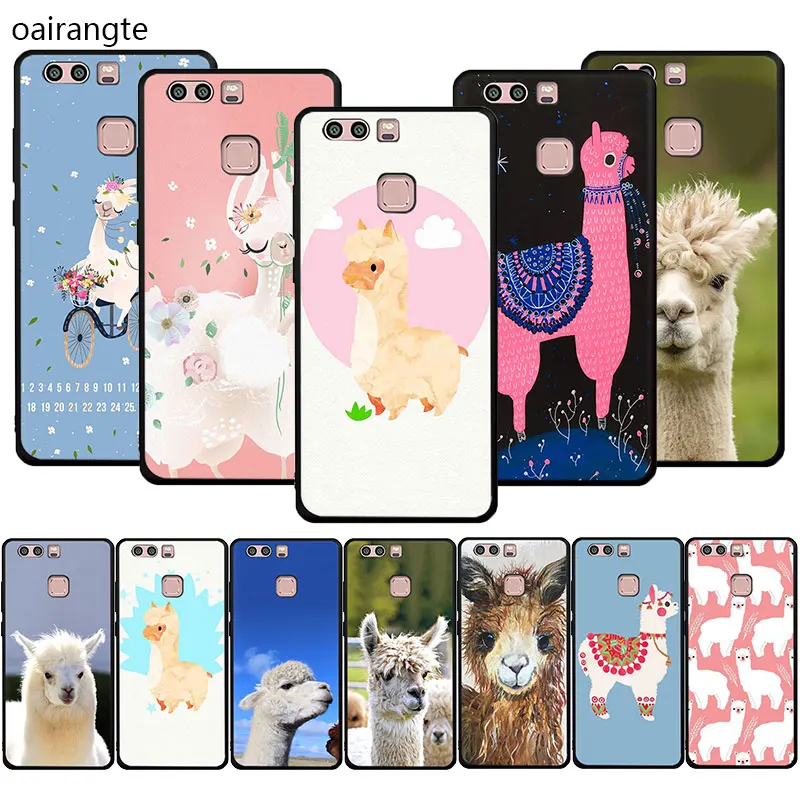 

Lama Llama Alpacas Soft Phone Cover Case For Huawei P8 9 Lite 2017 P10 P20 30 Lite Pro P smart 2019