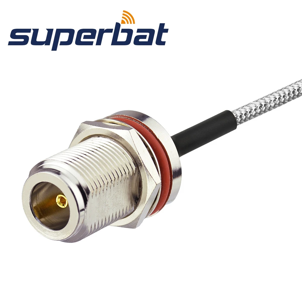 N Female Bulkhead to SMA Male Straight Pigtail Cable