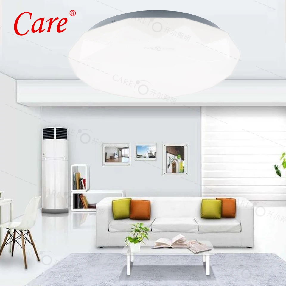 

LED Ceiling Lamp Modern Diamond Cut For Living Room Surface Luxurious Diamond Ceiling Light Lamp Fixture 12W 18W 24W 36W LED