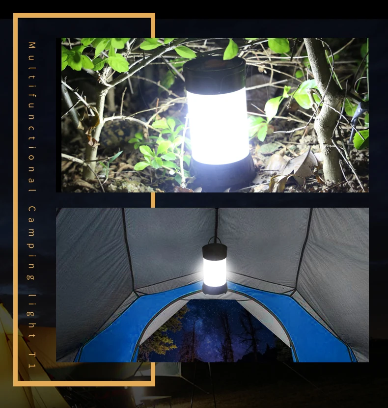 Походный фонарь фонарик Supfire T1 Camp Lamp светодиодный для Fenix Sofirn Convoy Lumintop Nitecore