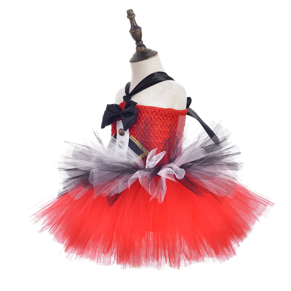 Платье-пачка с изображением цирка льва и повязкой на голову для маленьких девочек; платье на день рождения с бантом и пуговицами; костюм для хеллоуина; боди