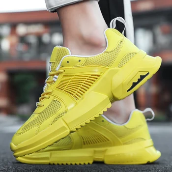 

BIGFIRSE Men Fashion Shoes Outdoor Breathable Men's Casual Shoes Breathable Brand Sneakers for Men Leisure Footwear Zapatillas